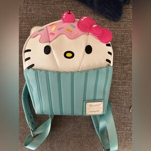 Loungefly Hello Kitty Cupcake Bag - Pink and Teal